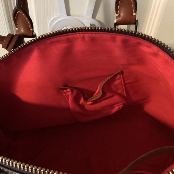 Dooney & Bourke zebra print shoulder bandbag - Picture 3 of 5